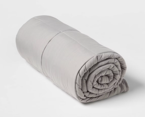 50"x70" 12lbs Weighted Blanket Gray
