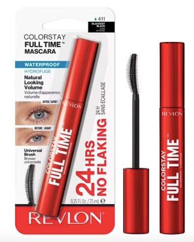 Revlon ColorStay Full Time Waterproof Mascara 411 Blackest Black