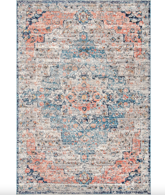 Sawyer Vintage Transitional Area Rug Multi 8'x10'