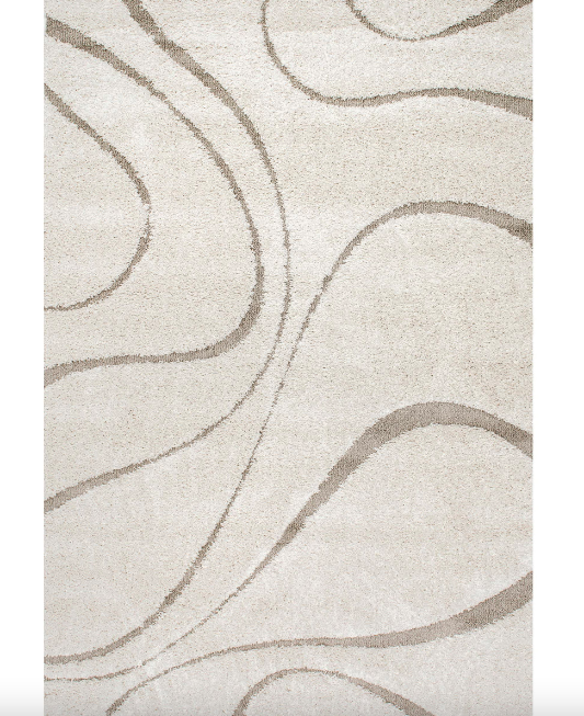 Keyhole Trellis Area Rug Cream 9' 2" x 12'