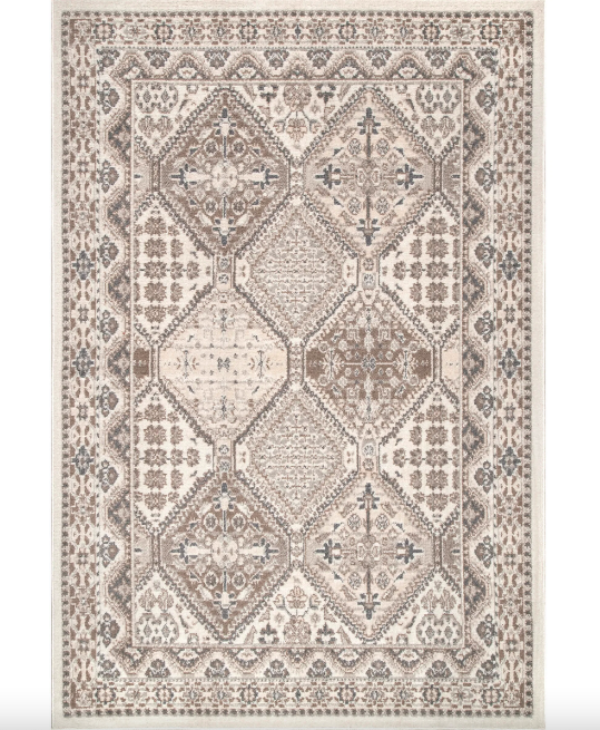 Vintage Tile Becca Area Rug Beige 9' x 12'