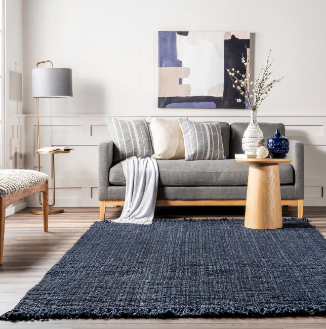 Daniela Farmhouse Chunky Jute Area Rug 7'6"x9'6"