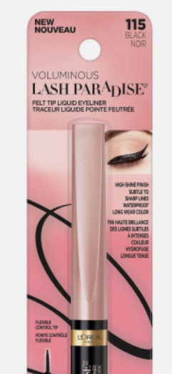 Loreal Voluminous Lash Paradise Felt Liquid Eyeliner, 115 Black