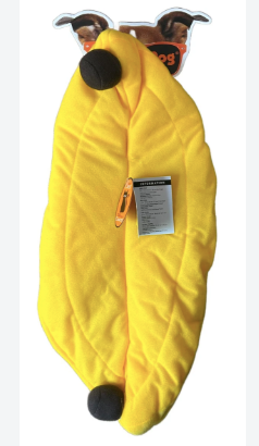 Party Dog Banana Halloween Costume XS/S