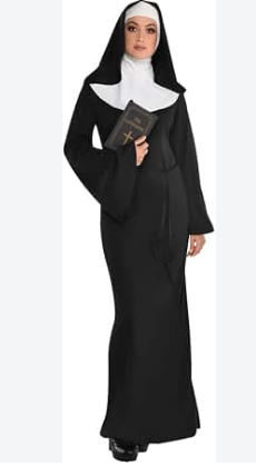 Adult Holy Sister Costume Standard Size