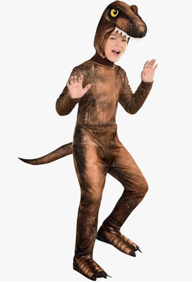 Kids 3pc. T-REX Costume - Jurassic World: Small 4/6