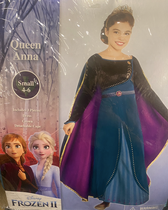 Disney's Frozen 2 Queen Anna Costume: Size Small 4/6