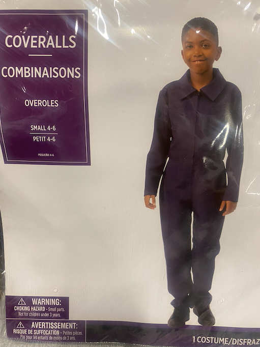 Killer Coveralls Costume Youth Size: Small 4/6