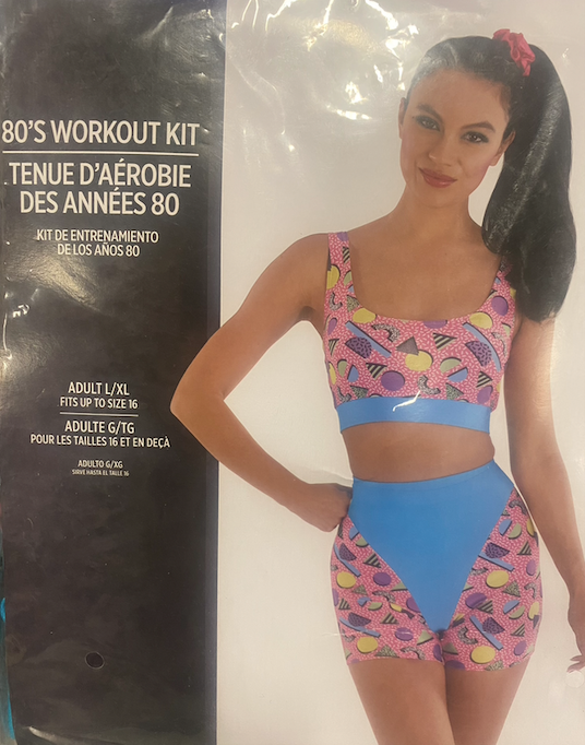 80's Workout Kit: Adult L/XL