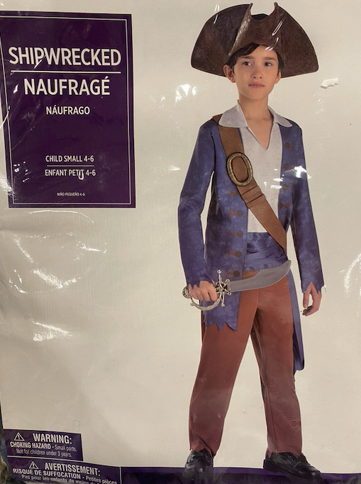 Shipwrecked Matey Costume: Youth Small 4/6