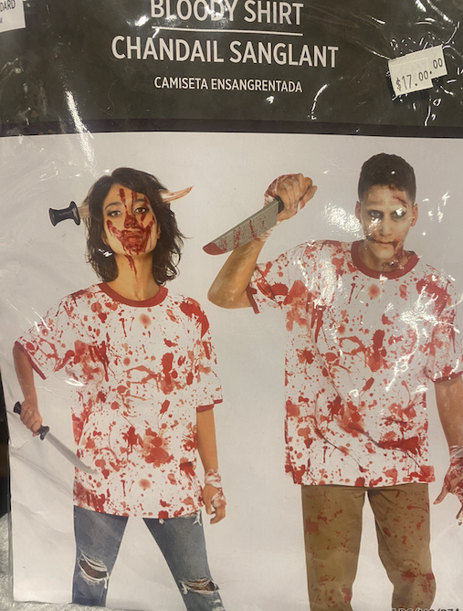 Bloody Shirt: Unisex One Size