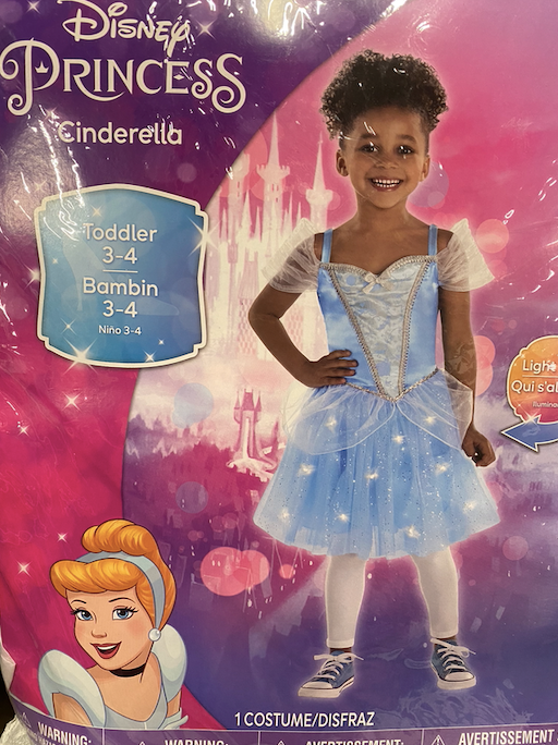 Disney Princess Light-Up Cinderella Costume: Toddler 3-4