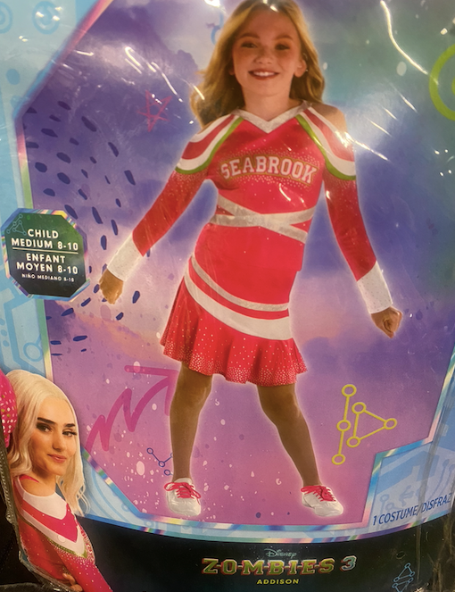 Zombies 3 Addison Costume: Youth Medium 8-10