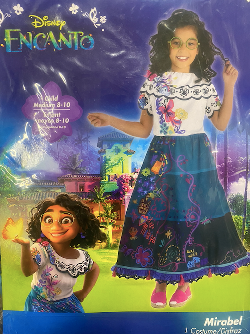 Disney Encanto Mirabel Costume: Youth Medium 8-10