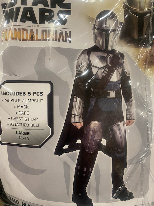 5pc Star Wars The Mandelorian Costume: Youth Large 12-14