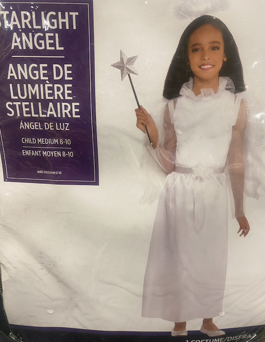 Starlight Angel Costume: Youth Medium 8-10
