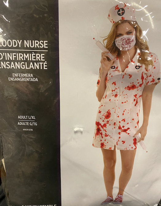 Bloody Nurse Costume: Adult L/XL