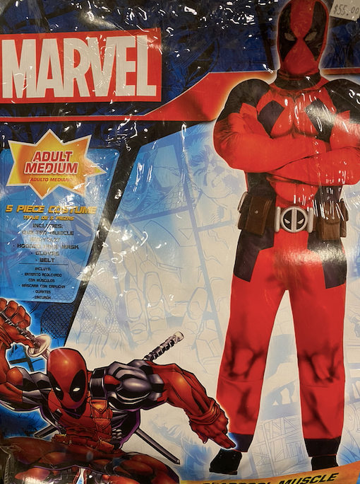5pc. Deadpool Muscle Costume: Adult Large