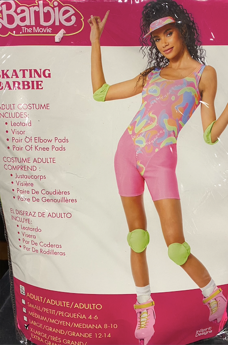 Skating Barbie Costume: Adult XL 16-18