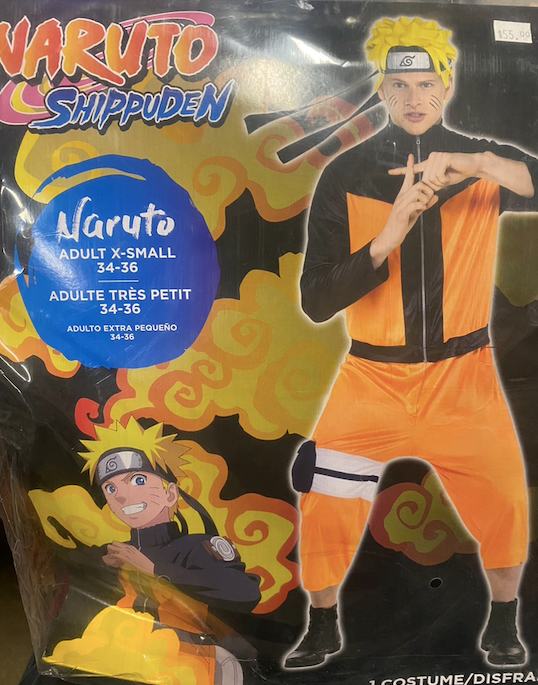 Naruto Shippuden Costume: Adult XS 34-36