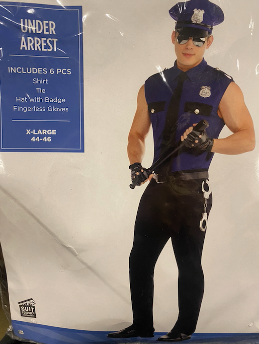 6pc. Sexy Cop Costume: Adult XL 44-46