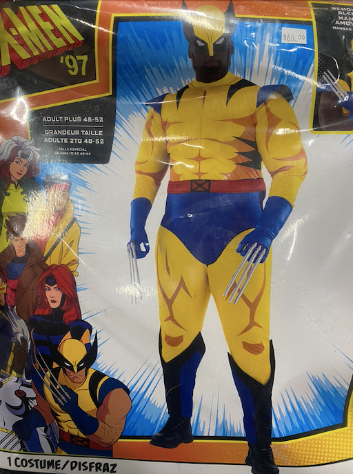 7pc. X-Men '97 Wolverine Costume: Adult Plus 48-52
