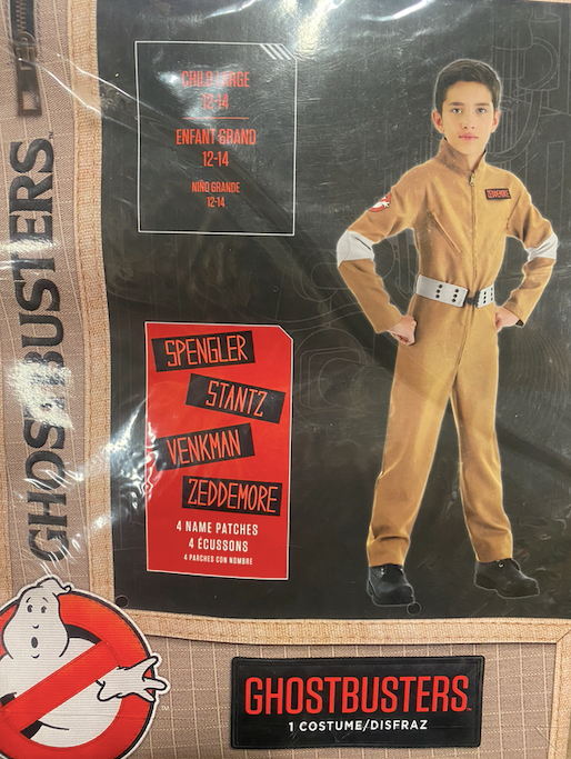 Ghostbusters Jumpsuit: Youth Large 12-14