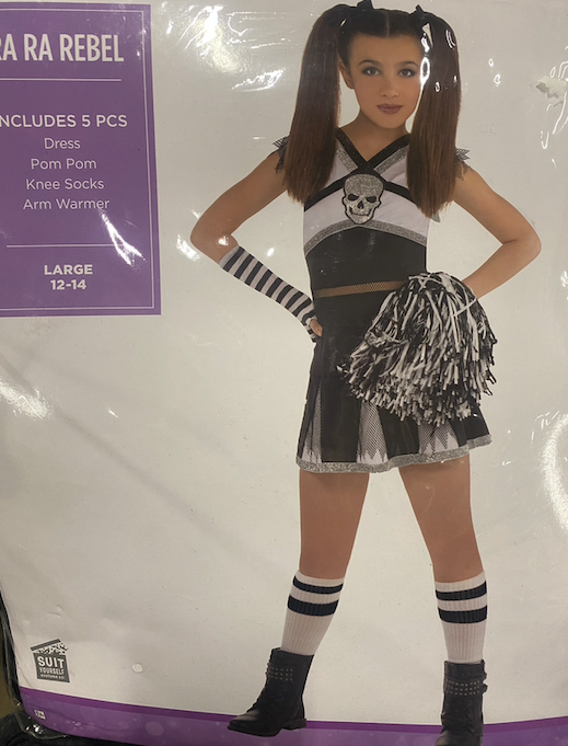 Ra Ra Rebel Costume: Youth Large 12-14
