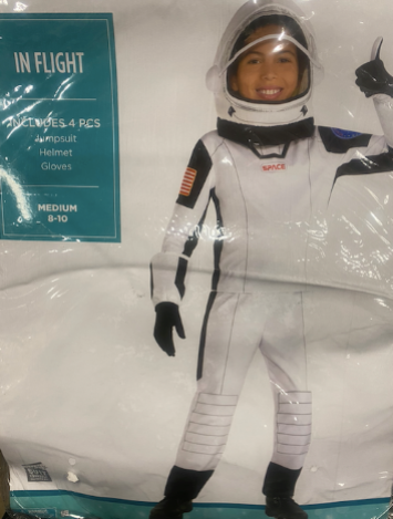 4pc In Flight Space Costume: Youth Large 12-14