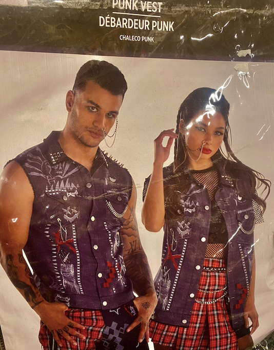 Punk Vest: Adult Unisex L/XL