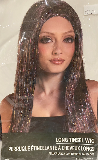 Long Tinsel Wig