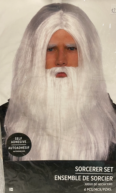 4pc. Sorcerer Halloween Costume Set