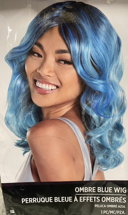 Ombre Blue Wig
