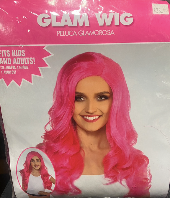 Hot Pink Glam Wig