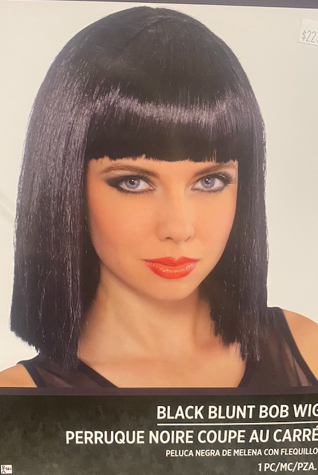 Black Blunt Bob Wig