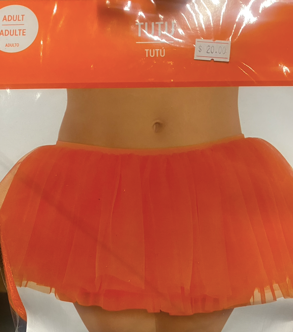 Tutu - Orange: Adult One Size