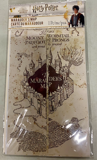 Harry Potter Marauder's Map Halloween Costume Accessory