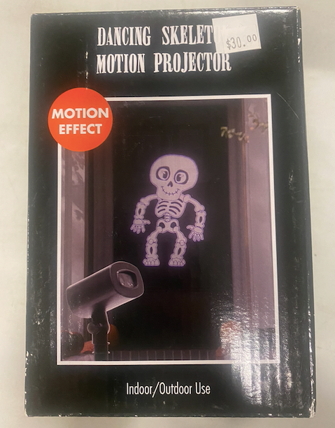 Dancing Skeleton Motion Projector Halloween Decoration
