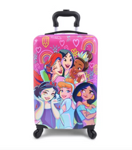 Load image into Gallery viewer, Disney Princess Hardside Carry On Spinner Suitcase - Purple
