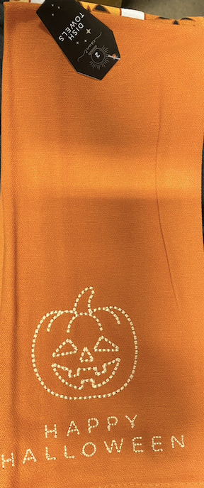 Happy Halloween Pumpkin 2pk Dish Towels