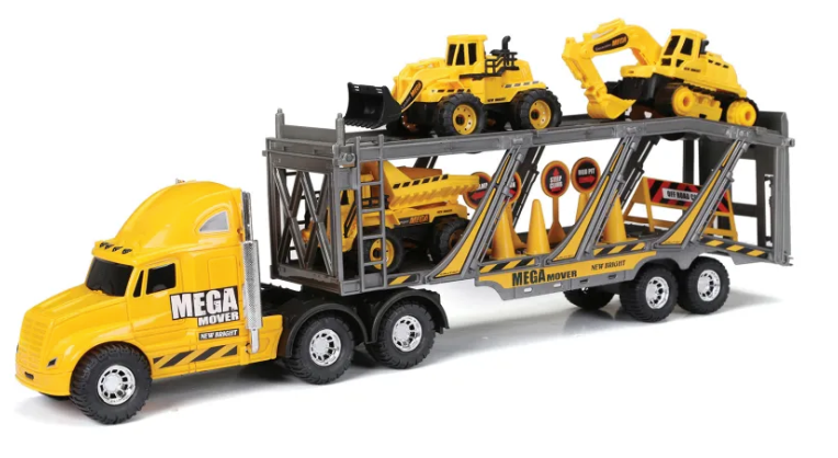 New Bright Mega Construction Mega Mover 14pc. Play Set