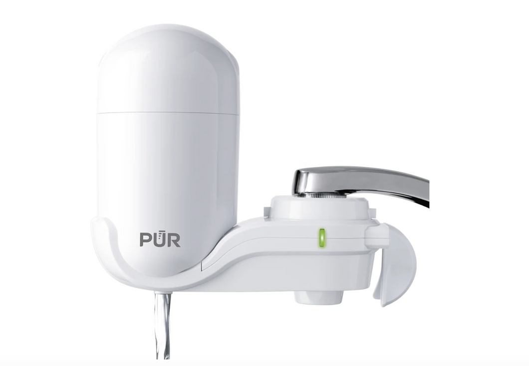 PUR Faucet Mount Water Filtration System, Vertical, White, FM3333B