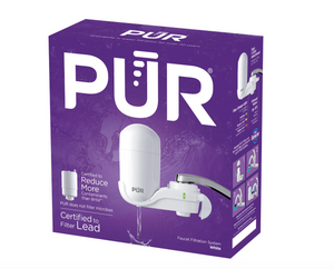 PUR Faucet Mount Water Filtration System, Vertical, White, FM3333B