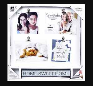 4-Clip Wall Collage Picture Frame
