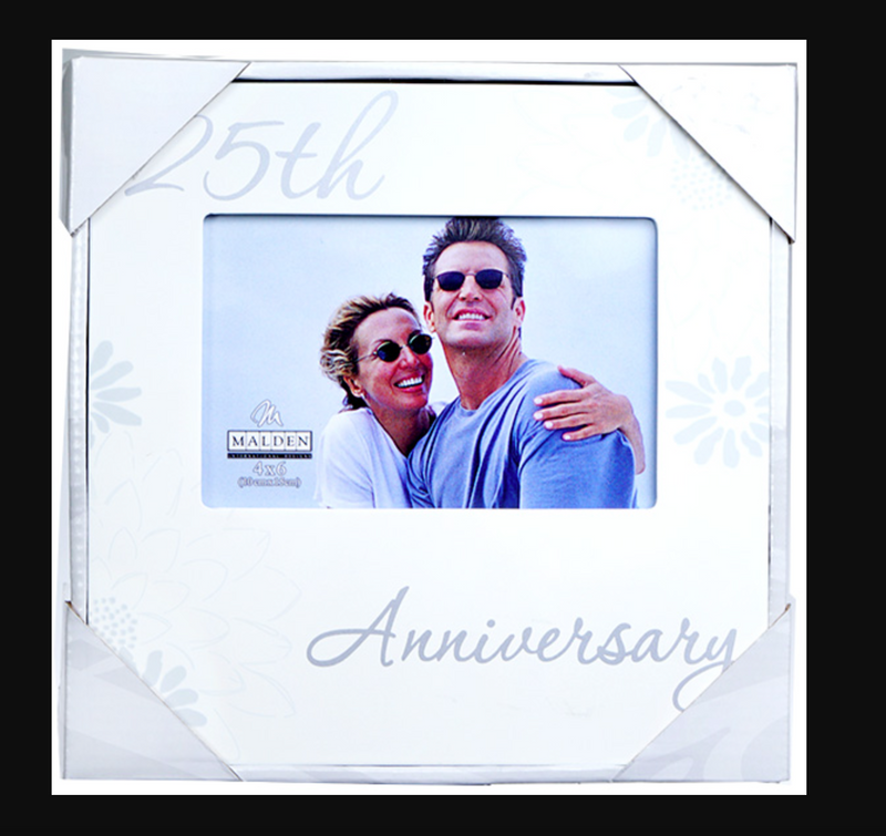 25th Anniversary Picture Frame - 4"x6"