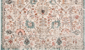 13'8" x 9' Lenore Vintage Floral Indoor Area Rug