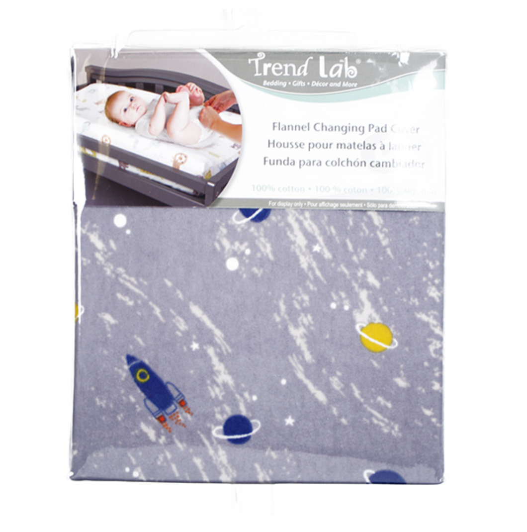 Space Flannel Changing Pad Cover