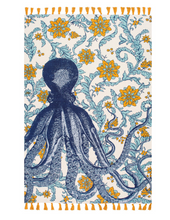 Load image into Gallery viewer, 5&#39; x 8&#39; Thomas Paul Flatweave Cotton Octopus Rug
