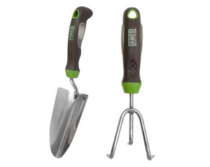 Trowel And Cultivator Garden Tool Set 2-Piece Ergo Gel Grip