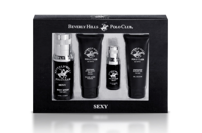 Beverly Hills Polo Club For Men - 4pc Gift Set